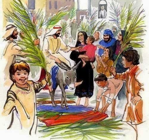 Palm Sunday Jesus Triumphal Entry into Jerusalem