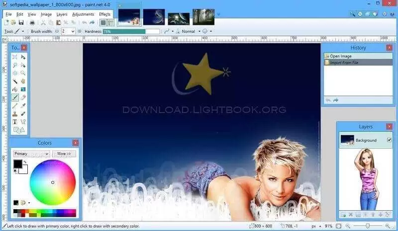 Download Paint.NET 2023 Free Editor Pictures for Windows