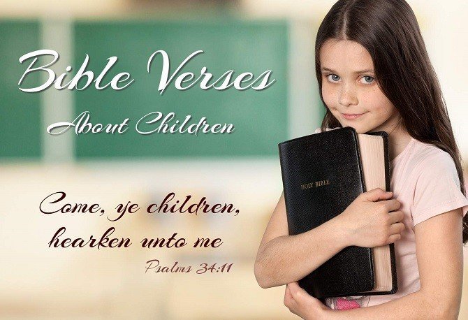 Bible Verses about Children (English-Arabic)