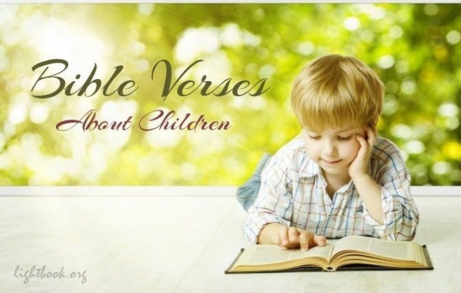 Bible Verses about Children 2 (English-Arabic)