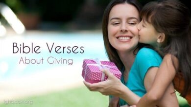 آيات عن العطاء Giving من الكتاب المقدس عربي إنجليزي