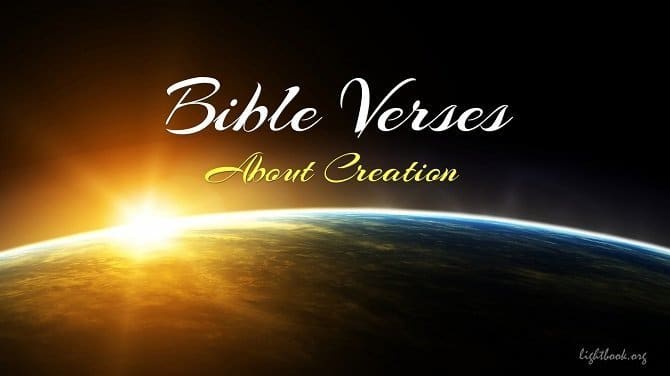 Bible Verses about Creation 2 (English-Arabic)