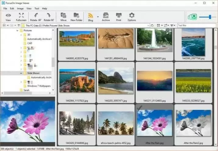 تحميل FocusOn Image Viewer لتحرير الصور للكمبيوتر مجانا
