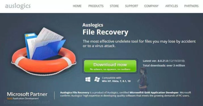Auslogics File Recovery Descargar para Windows 32/64-bits