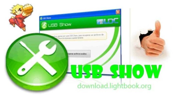 يو اس بي شو USB Show تطبيق لاستعادة الملفات المحذوفة