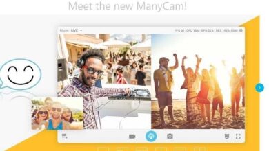 ManyCam برنامج لمكالمات الفيديو والصوت آخر إصدار 2022 مجانا