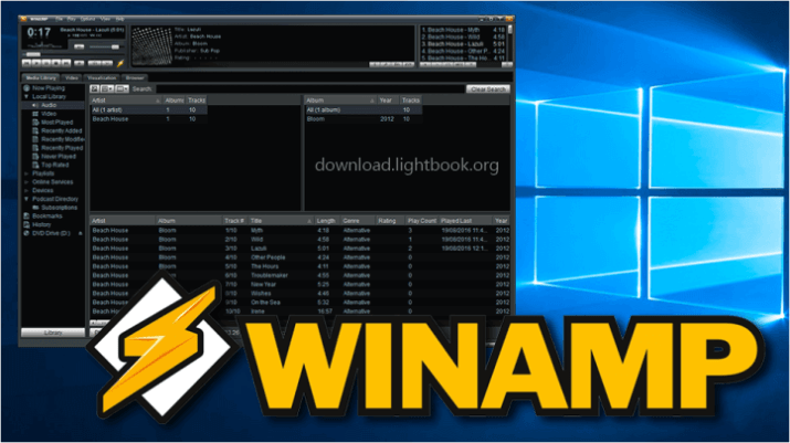 تحميل برنامج Winamp الجديد 2024 مشغل الصوت والفيديو مجانا