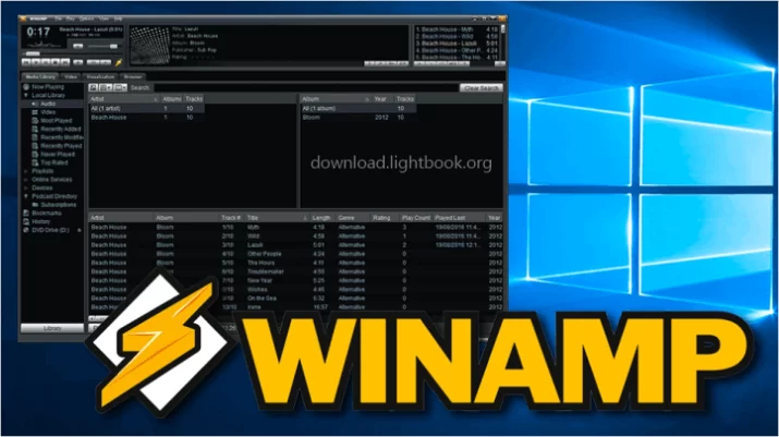 تحميل برنامج Winamp الجديد 2023 مشغل الصوت والفيديو مجانا
