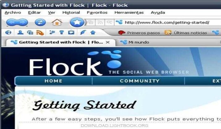 متصفح فلوك 2024 Flock Browser للكمبيوتر والموبايل مجانا