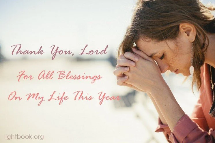 Thanksgiving Prayer for all Blessings In Our Lives