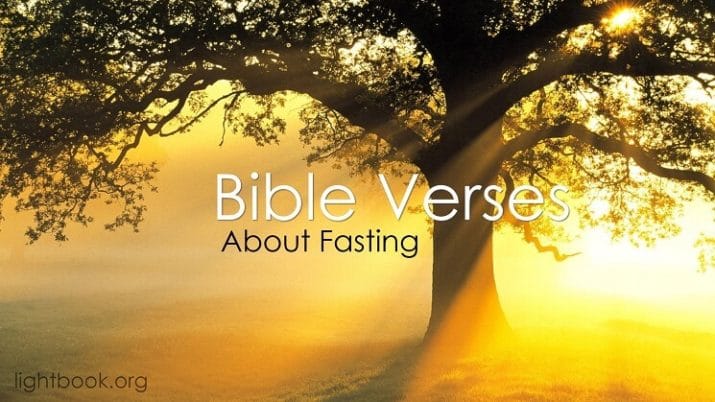 آيات عن الصوم الصيام Fasting من الكتاب المقدس – عربي إنجليزي