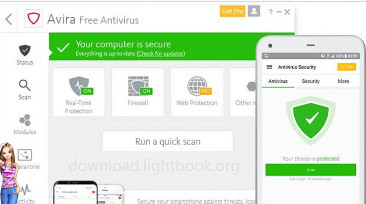 تحميل Avira Free Antivirus أفضل برنامج حماية لسنة 2024 مجانا