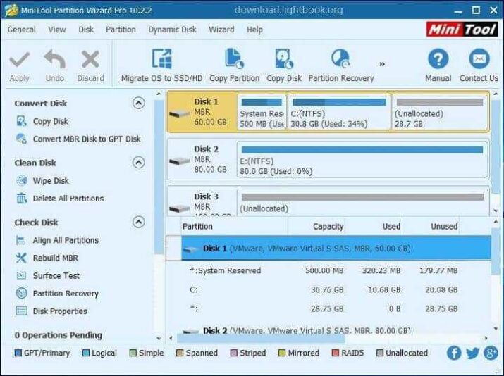 MiniTool Partition Wizard Télécharger Gratuit 2024 pour PC