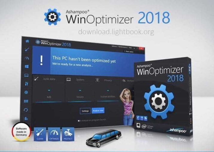 برنامج Ashampoo WinOptimizer لإصلاح الكمبيوتر 2024 مجانا