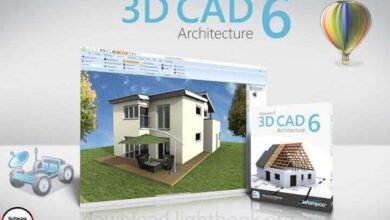 برنامج رسم هندسي ثلاثي الأبعاد 3D CAD Architecture للكمبيوتر