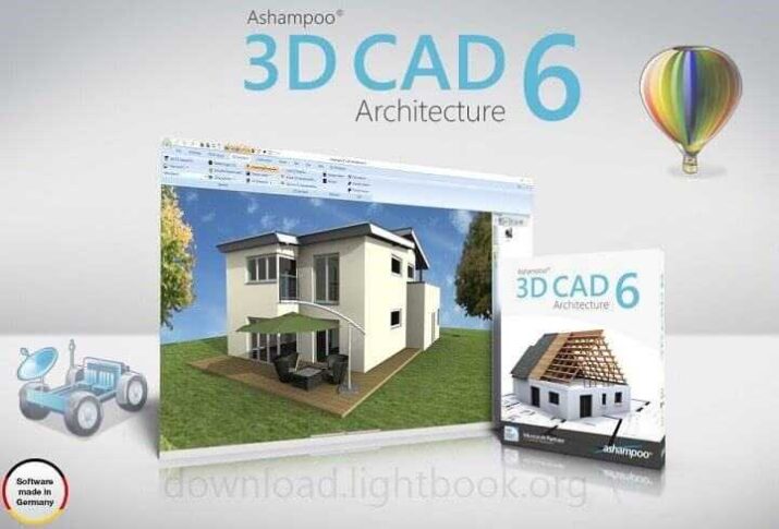 برنامج رسم هندسي ثلاثي الأبعاد 3D CAD Architecture للكمبيوتر