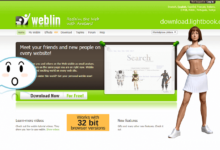 Weblin برنامج محادثة ثلاثي الأبعاد للكمبيوتر والموبايل مجانا