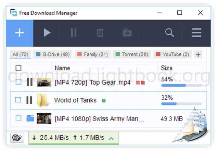 Free Download Manager برنامج التحميلات 2024 المجاني