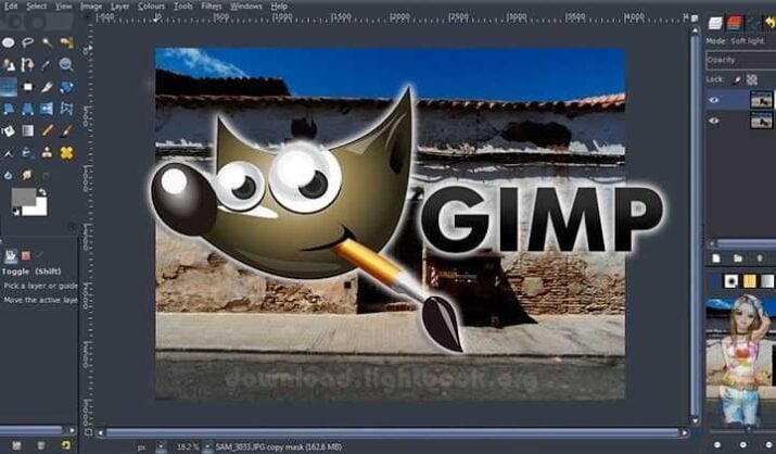 GIMP Software Descargar Gratis 2024 para Windows y Mac