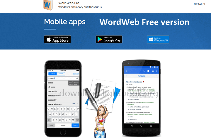 WordWeb DictionaryFree for Windows, Mac & Mobile