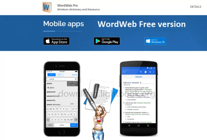 تحميل قاموس وورد ويب 2022 WordWeb للكمبيوتر والموبايل مجانا