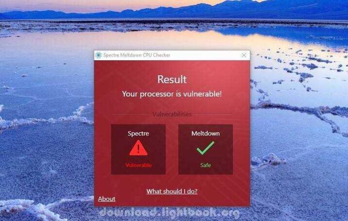 Spectre Meltdown CPU Checker لكشف الثغرات في جهازك مجانا
