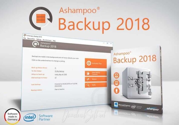 Ashampoo Backup Free Download for Windows 32, 64-bits