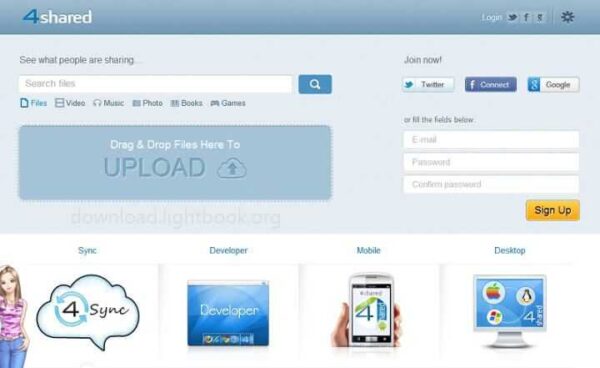 4shared Free Download 2022 for Windows, Mac and Mobile