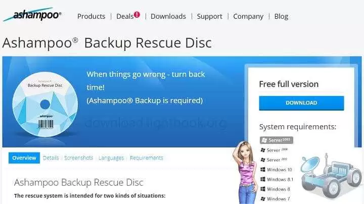 تحميل باك اب 2022 Backup Rescue Disc لنسخ بياناتك مجانا