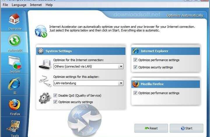Ashampoo Internet Accelerator Télécharger Gratuit pour PC