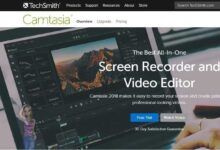 كامتازيا ستوديو  Camtasia Studio برنامج لتسجيل الشاشة مجانا