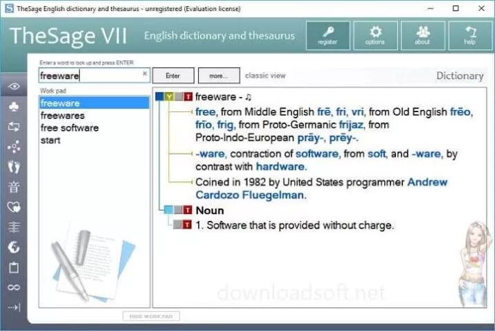 TheSage English Dictionary and Thesaurus 2022 Free Download 