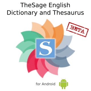  قاموس TheSage English Dictionary and Thesaurus مجانا