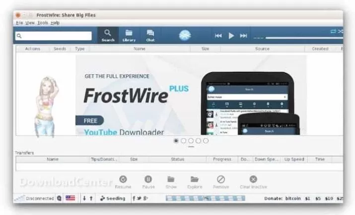 Descargar FrostWire Plus 2022 Compartir Archivos Gratis