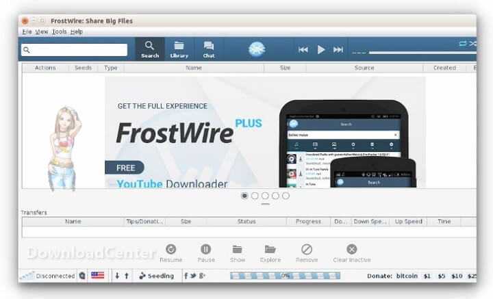 تحميل فروست واير فروست واير FrostWire أشهر برامج المشاركة 2022 مجانا