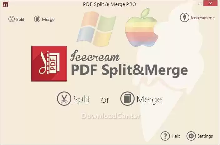 Download Icecream PDF Split & Merge Free for Windows / Mac