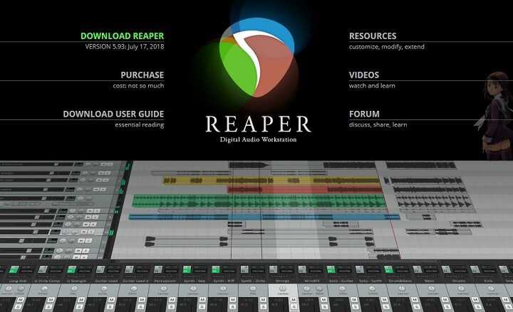 REAPER Free Download 2024 for Windows, Mac and Linux