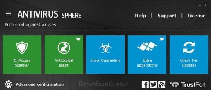 Download TrustPort Antivirus Sphere