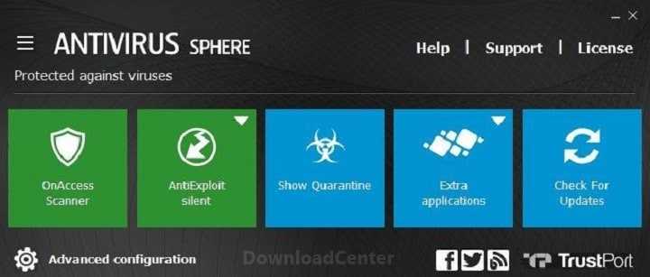 TrustPort Antivirus Télécharger Gratuit 2024 pour Windows 11