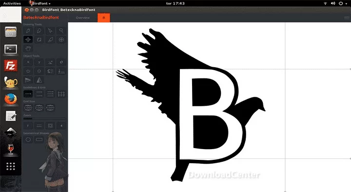 تحميل برنامج Birdfont محرر لإنشاء وتصميم خطوط مميزة مجانا