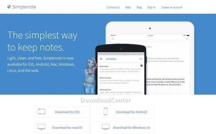 Simplenote Take Notes Download 2024 for PC Windows and Mac