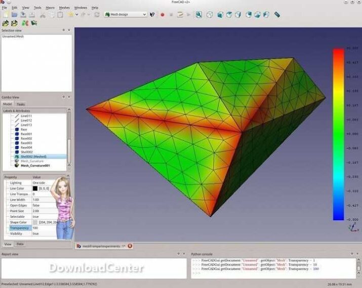 FreeCAD برنامج تصميم رسومات ثلاثية الأبعاد 3D مجانا