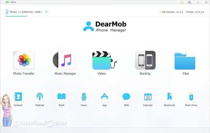 تحميل DearMob iPhone Manager تطبيق لإدارة أجهزة أيفون مجانا