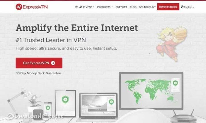 ExpressVPN برنامج لإخفاء هويتك وفتح المواقع للكمبيوتر مجانا