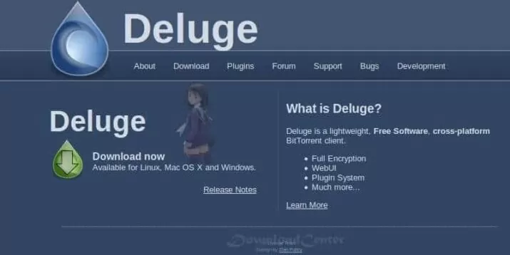 Download Deluge Full-Featured Free for Windows 10/Mac/Linux