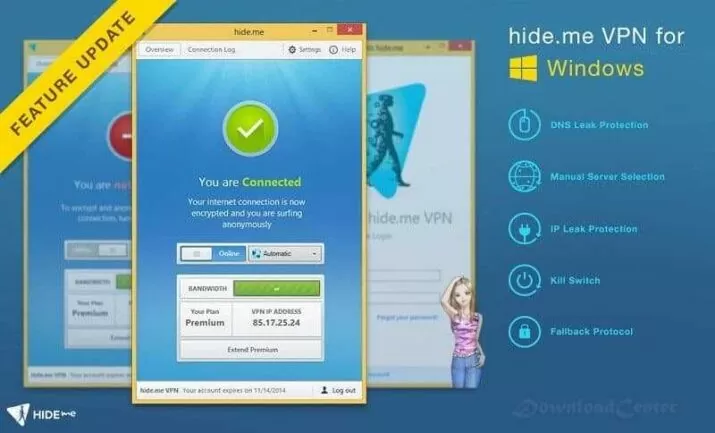 تحميل Hide.me VPN حماية الخصوصية وفتح المواقع المحجوبة مجانا