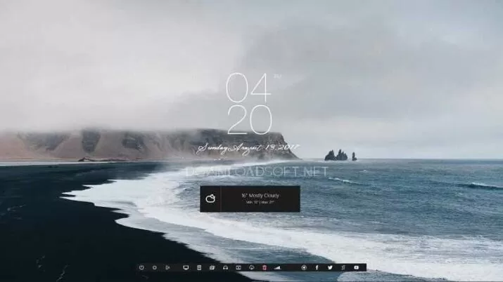Download Rainmeter Display Customizable Skins on Desktop