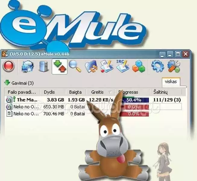 تحميل برنامج eMule مشاركة الملفات والوسائط المتعددة مجانا
