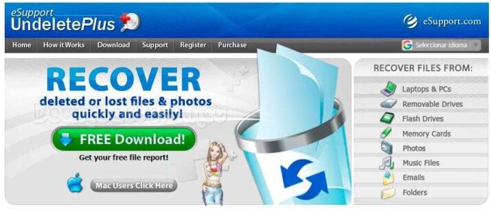eSupport UndeletePlus Free Recover Deleted Files 2024