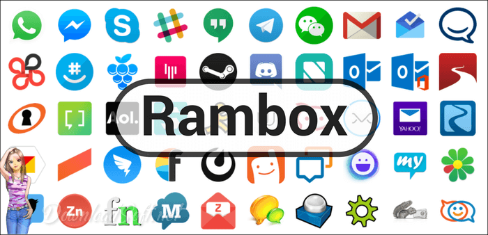 Rambox برنامج لتجميع تطبيقات الدردشة في مكان واحد مجانا